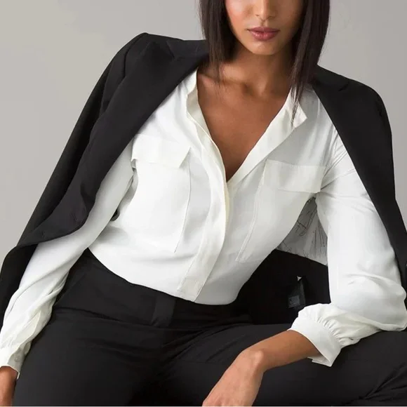 WHBM Long-Sleeve Soft Shirt - Picture 2 of 7